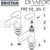 Bristan Frenzy Basin Taps Spares
